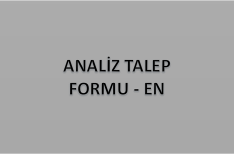 Kozmetik Analiz Talep Formu-en